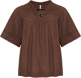 OFELIA bluser_skjorter Ofelia - Liv bluse, brun