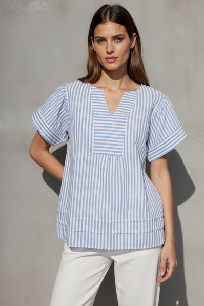 OFELIA bluser_skjorter Ofelia - Magda bluse, blå