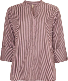 OFELIA bluser_skjorter Ofelia - Nanet bluse, bordeaux