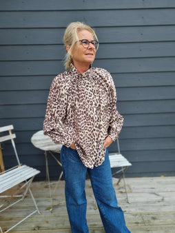 OFELIA bluser_skjorter Ofelia - Shayla bluse, leo