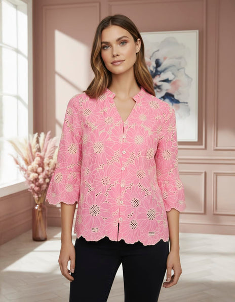 OFELIA bluser_skjorter Ofelia - Zyra bluse, pink