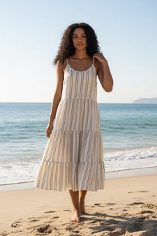 OFELIA kjoler_nederdele Ofelia - Henni kjole, beige