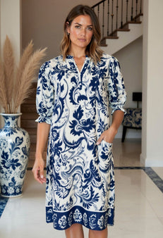 OFELIA kjoler_nederdele Ofelia - Lana tunika, navy