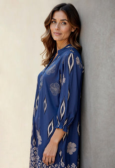 OFELIA kjoler_nederdele Ofelia - Laura tunika, blå
