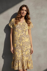 OFELIA kjoler_nederdele Ofelia - Maja kjole, gul