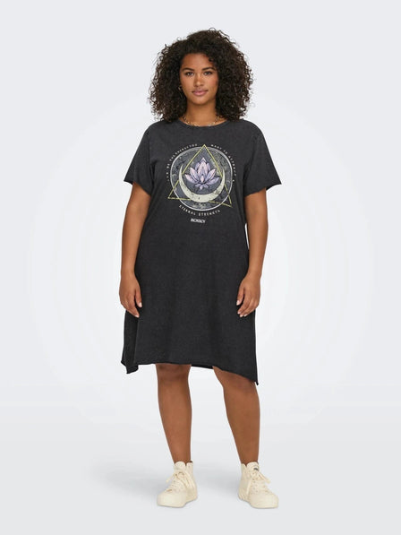 Only Carmakoma bluser_t-shirts_kjoler Only Carmakoma - Carlucy kjole, sort - 15323526