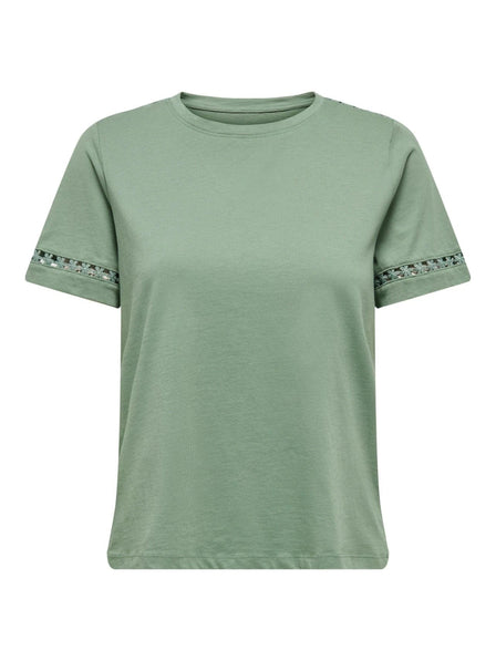 Only Carmakoma bluser_t-shirts_kjoler Only Carmakoma - T-shirt, grøn - 15367761