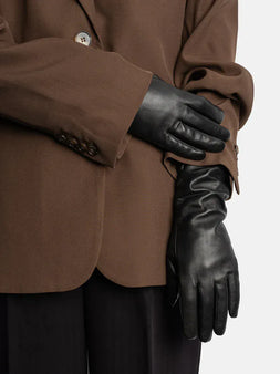 RE:DESIGNED handsker_huer RE:DESIGNED - Anvi Wool skindhandske, sort