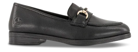 Rieker flade sko Rieker - Dame loafer, sort - 46262-01