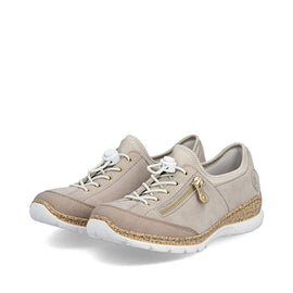 Rieker flade sko Rieker - Damesko, beige - N42F1-60