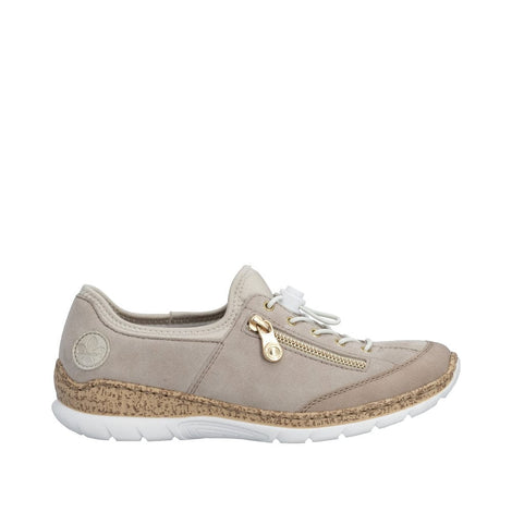 Rieker flade sko Rieker - Damesko, beige - N42F1-60