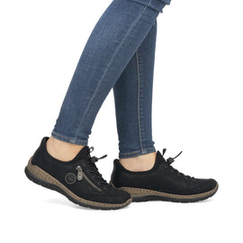 Rieker flade sko Rieker - Ready-to-go damesko, sort - N3267-01