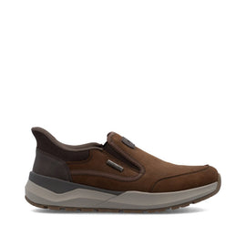 Rieker kraftig sko Rieker - Ready-to-go herresko med tex, brun skind - 06052-22