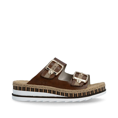 Rieker slip-in Rieker - Damesandal, brun - V7955-24