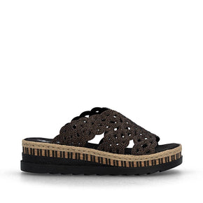 Rieker slip-in Rieker - Damesandal, brun - V7992-24