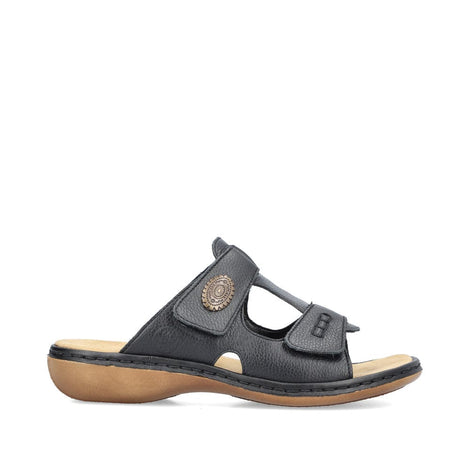 Rieker slip-in Rieker - Damesandal, sort - 65958-00