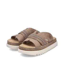Rieker slip-in Rieker - Slip-in damesandal, brun - 61589-62
