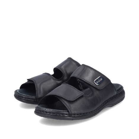 Rieker smutters Rieker - Slip-in herresandal, sort - 25590-00
