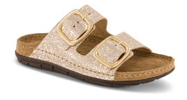 Rohde slip-in Rohde - Slip-in damesandal, beige glimmer - 5857