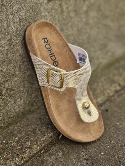 Rohde slip-in Rohde - Slip-in sandal, beige glimmer - 5867