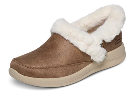 Skechers hjemmesko Skechers - Slip-ins cozy Escape damehjemmesko, brun - 168114