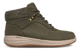 Skechers korte støvler Skechers - Slip-ins On the Go stellar vinterstøvle, oliven - 144725
