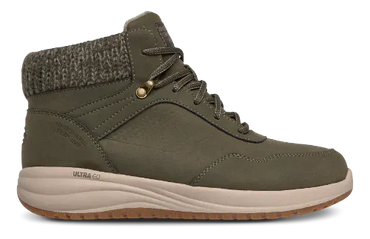 Skechers korte støvler Skechers - Slip-ins On the Go stellar vinterstøvle, oliven - 144725