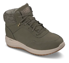Skechers korte støvler Skechers - Slip-ins On the Go stellar vinterstøvle, oliven - 144725