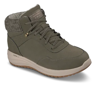 Skechers korte støvler Skechers - Slip-ins On the Go stellar vinterstøvle, oliven - 144725