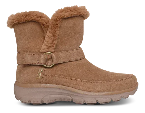 Skechers korte støvler Skechers - Slip-ins relaxed fit easy going damestøvle, brun - 168051