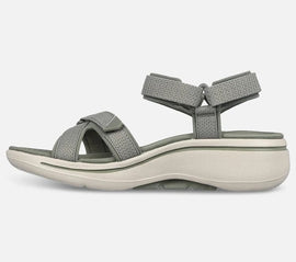 Skechers sandaler lav hæl Skechers - GO WALK Arch fit damesandal, oliven - 140251