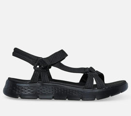 Skechers sandaler lav hæl Skechers - GO WALK Flex damesandal, sort - 141451