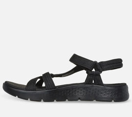 Skechers sandaler lav hæl Skechers - GO WALK Flex damesandal, sort - 141451