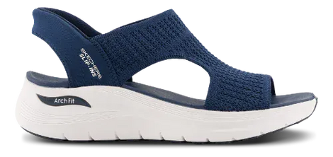 Skechers sandaler lav hæl Skechers - Slip-ins Arch Fit 2.0 My Everyday damesandal, blå - 119466
