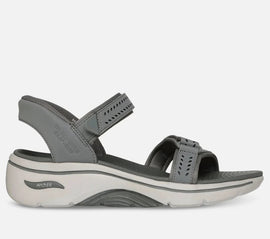 Skechers sandaler lav hæl Skechers - Slip-ins Go Walk Arch Fit damesandal, olive - 140894