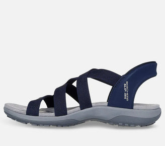 Skechers sandaler lav hæl Skechers - Slip-ins Reggae damesandal, navy - 163460