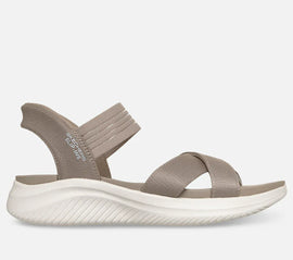Skechers sandaler lav hæl Skechers - Slip-ins Ultra Flex 3.0 sandal, natural - 119975
