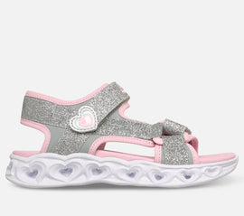 Skechers sandaler Skechers - S-lights Hearts børnesandal, silver - 303114L