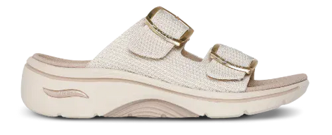 Skechers slip-in Skechers - GO walk Arch Fit 2.0 damesandal, beige - 140871