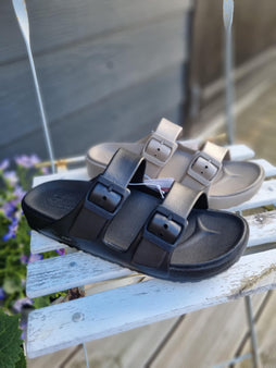 Skechers slip-in Skechers - Slip-in damesandal, sort - 111590
