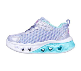 Skechers sneakers Skechers - Flutter Hearts børnesneakers, lilla med lys - 302317