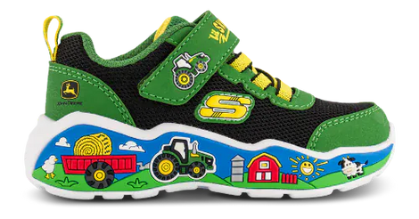 Skechers sneakers Skechers - Jogn Deere børnesneakers, grøn - 407065N