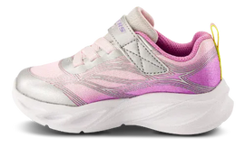 Skechers sneakers Skechers - S-lights cosmic glow børnesneaker, sølv - 303712N