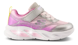 Skechers sneakers Skechers - S-lights cosmic glow børnesneaker, sølv - 303712N