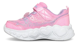 Skechers sneakers Skechers - S-lights Enchanted Heart børnesko, pink - 303266NC