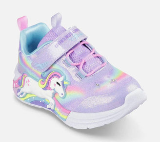 Skechers sneakers Skechers - S-lights unicorn børnesko, lilla - 302298N