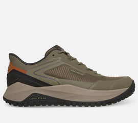 Skechers sneakers Skechers - Slip-ins Badger waterproof sko, oliven - 211367