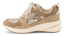 Tamaris flade sko Tamaris - Dame sneaker, beige - 1-23754-45