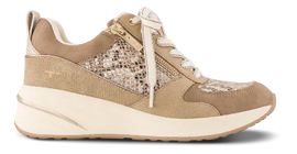 Tamaris flade sko Tamaris - Dame sneaker, beige - 1-23754-45