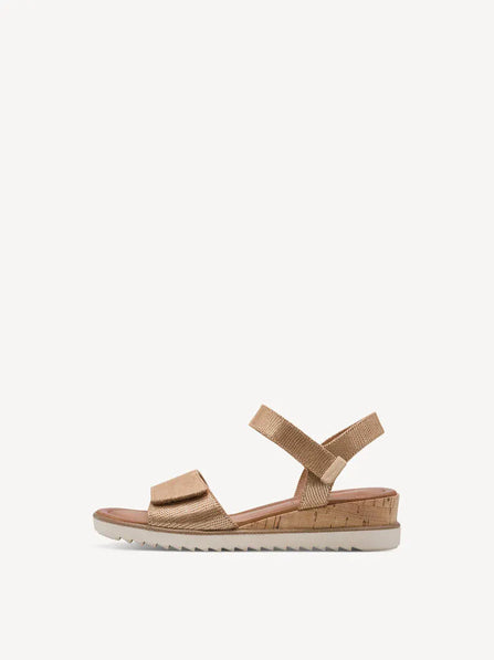 Tamaris sandaler lav hæl Tamaris - Damesandal, bronze - 1-28118-44